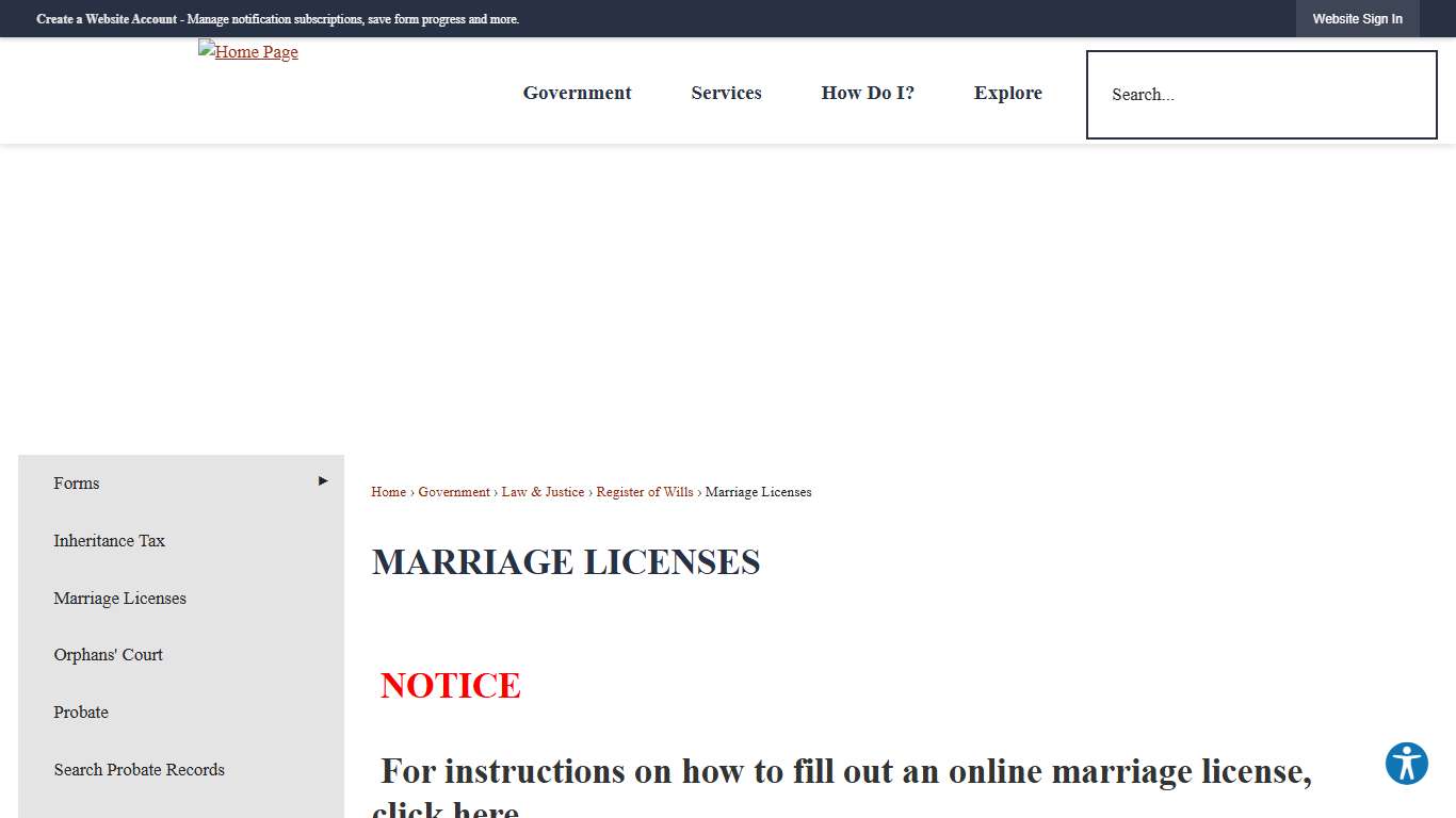 MARRIAGE LICENSES Lancaster County, PA - Official Website